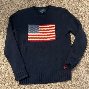 Polo Ralph Lauren Iconic Flag Knit Sweater